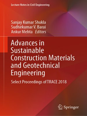 cover image of Advances in Sustainable Construction Materials and Geotechnical Engineering